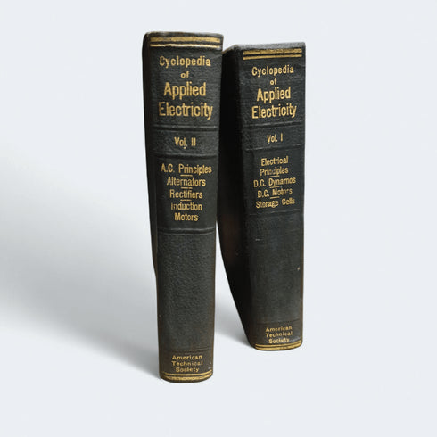Cyclopedia of Applied Electricity Vol I & II - American Technical Society - Books Worth Keeping